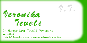 veronika teveli business card